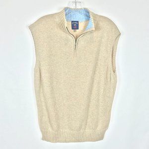 NWOT Mens Size XL Bills Khakis Pure Cotton Quarter Zip Sweater Made in USA